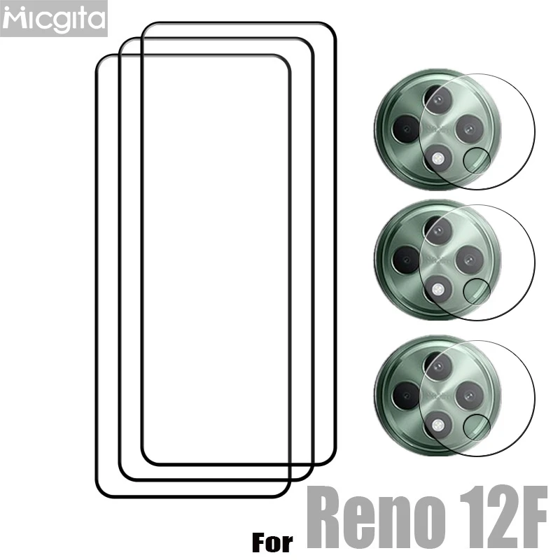 Premium Tempered Glass Screen Protector with Anti-Scratch and Soft Fiber Lens Film