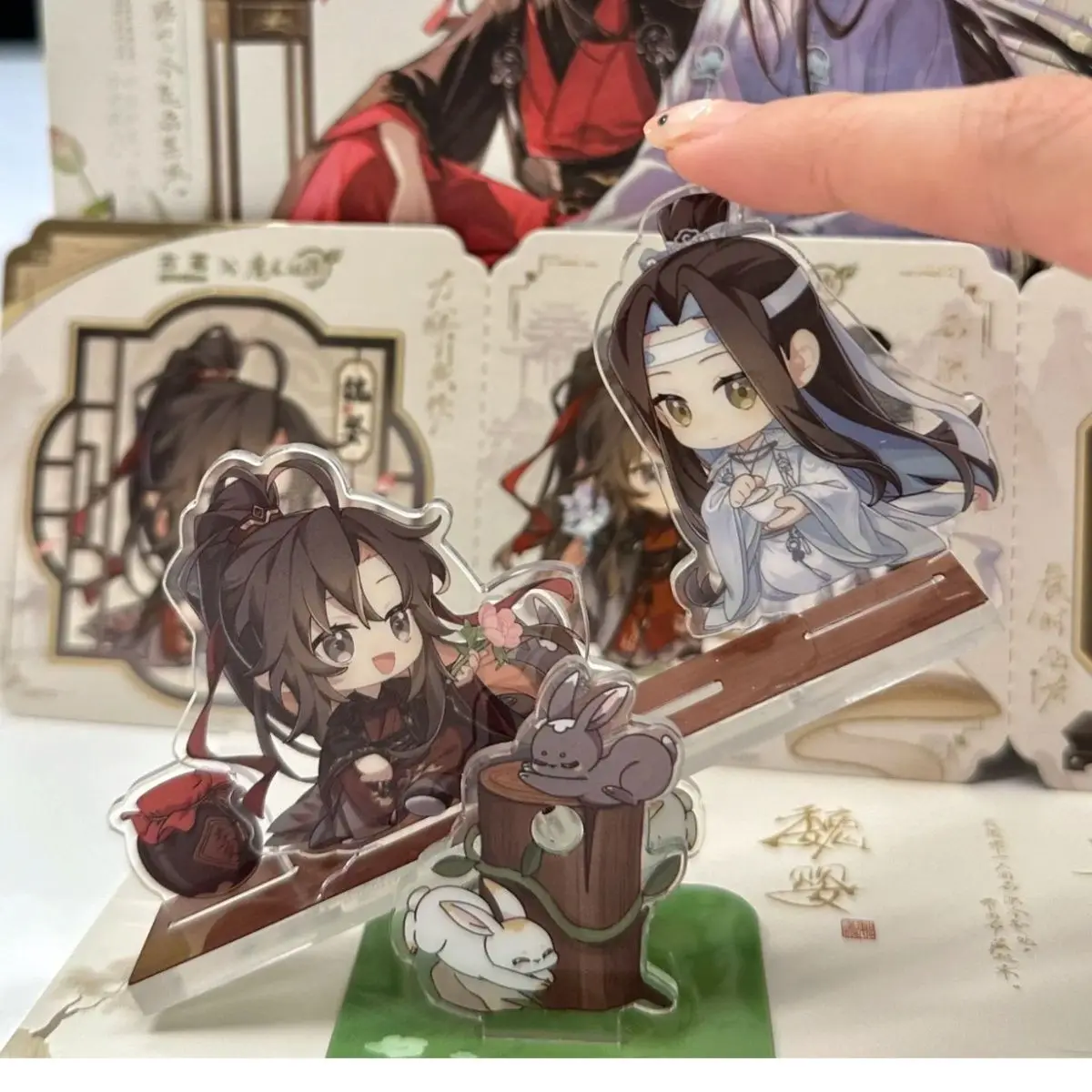 Anime mod oz u shi Acryl Teeterbrett Wei W U Linie LAN Wang und Kreativität Wippe Desktop-Dekoration Geschenk