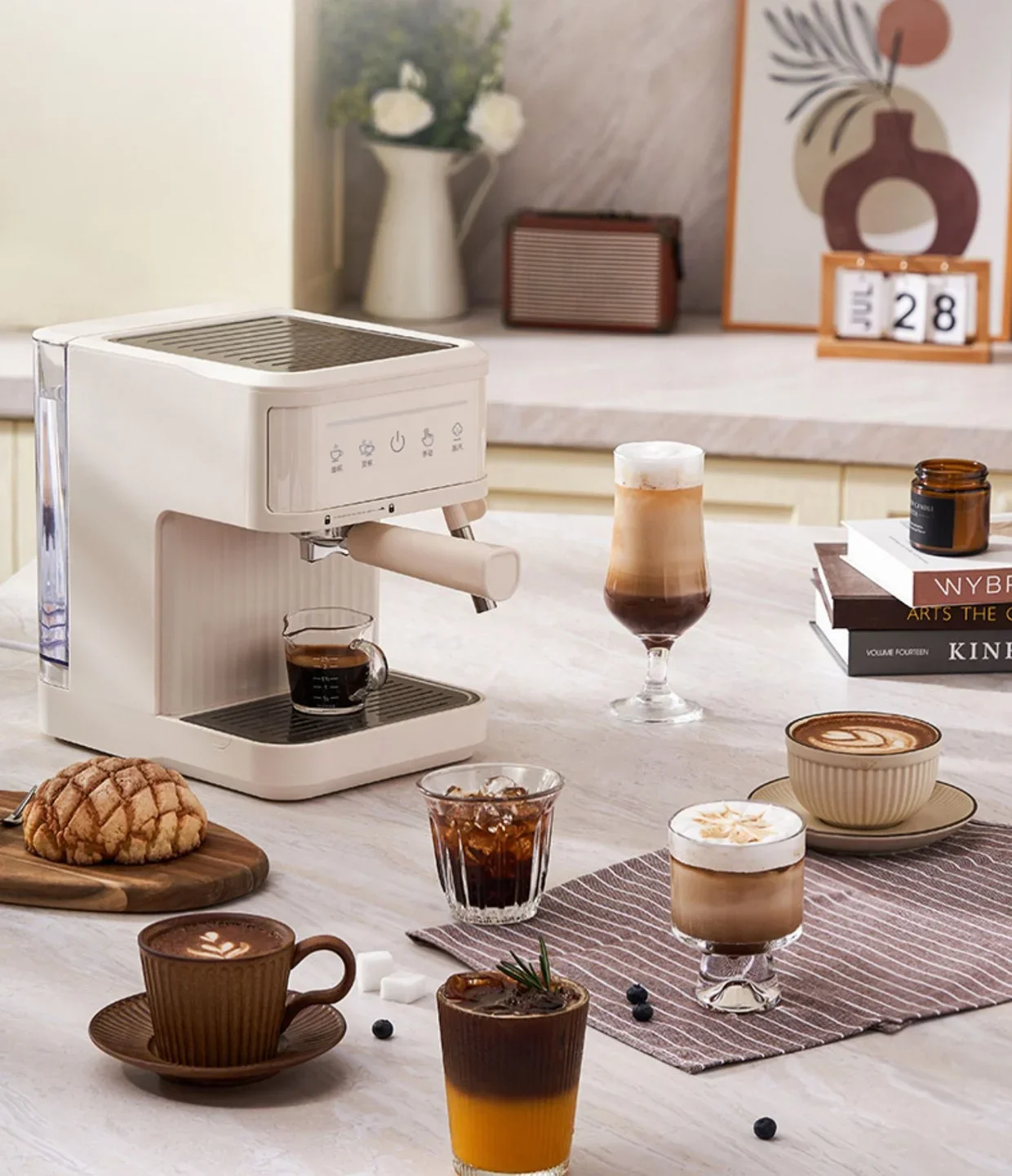 110V Household Appliance Small Coffee Machine Italian Multi Capsule Coffee Machine 2
