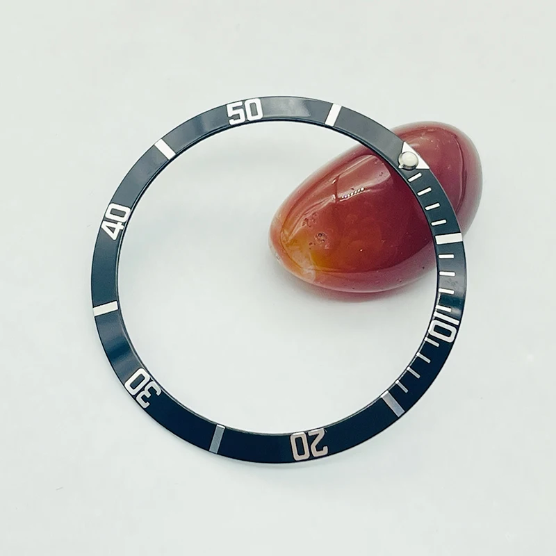 Curved Aluminum Watch Bezel Insert for Diving Watch Cases - 36.5mm