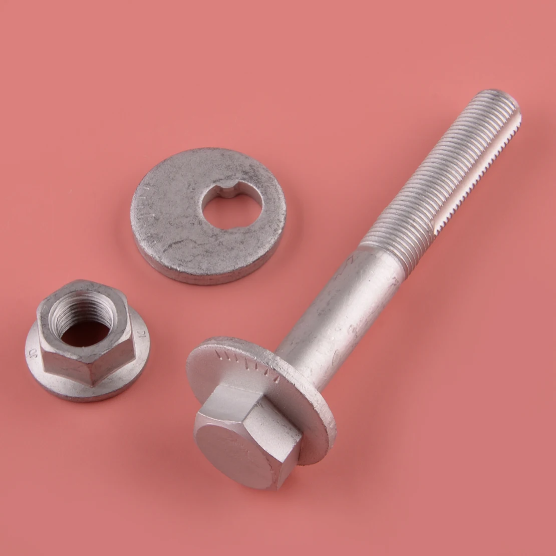 55260-3R000 Lower Control Arm Adjust Bolt Repair Kits Silver Fit for Hyundai Tucson Sonata Azera Santa Fe Kia Sportage 2014-