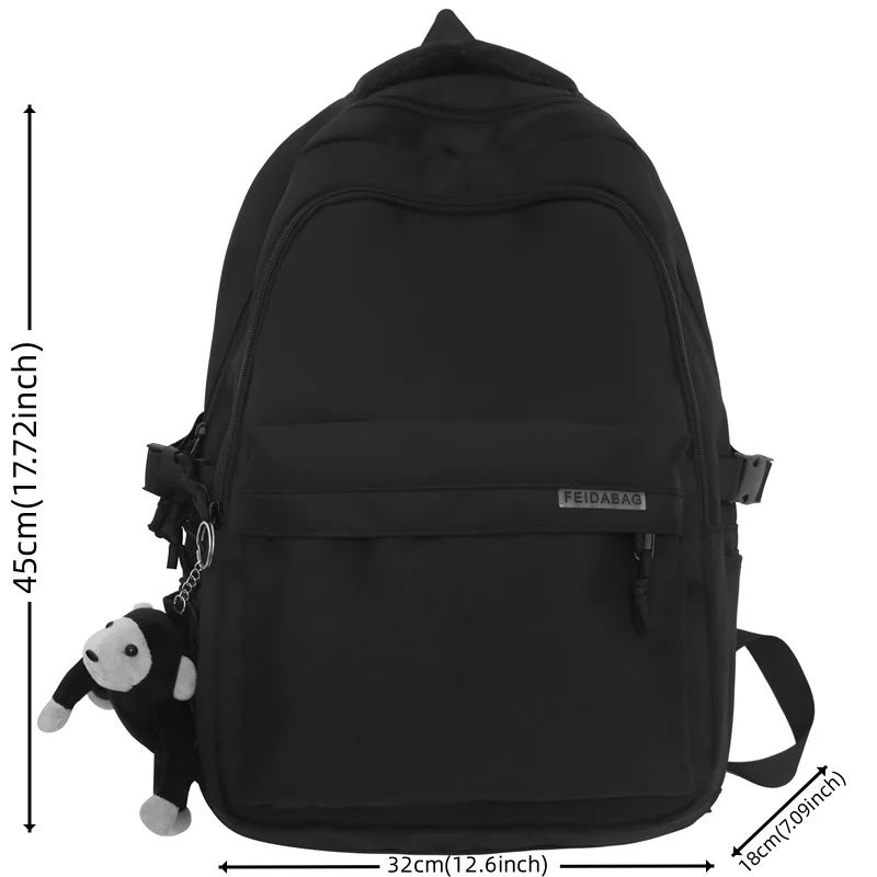 Women's Fashion Backpacks Designer Waterproof Nylon Large-capacity Ladies Travel Rucksacks High Quality Female Trend Schoolbags