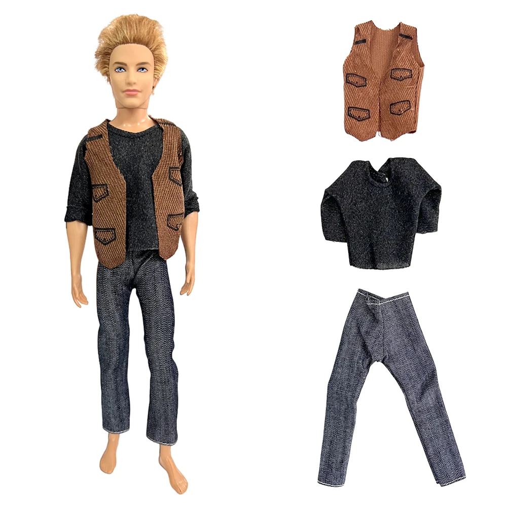 NK Mix 1/6 Prince Clothes Fashion Suit Cool Outfit For Barbie Doll Friend For Ken Doll Accessories Presents Baby Gift Toy JJ doll accessories,doll clothes,doll accessories toys