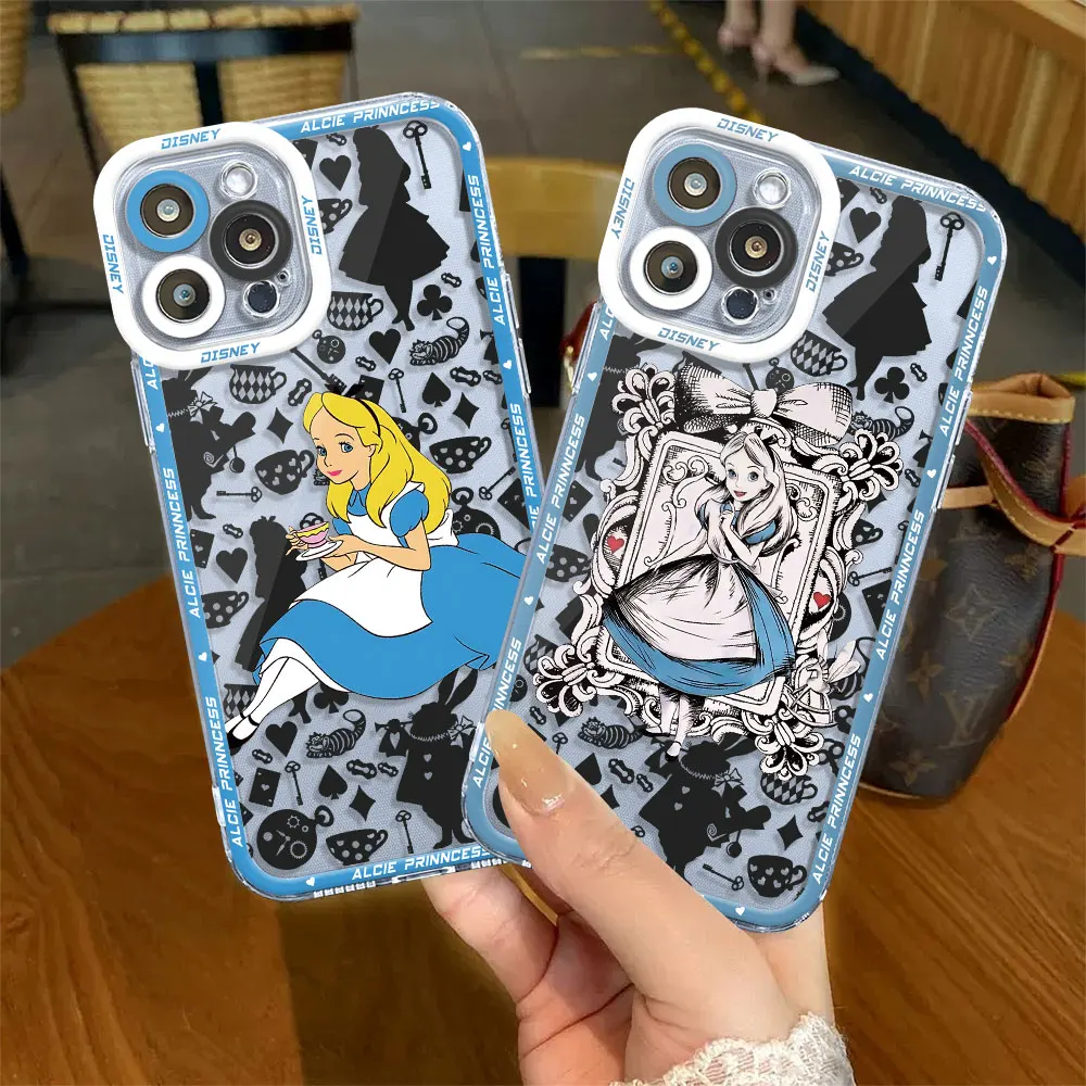 Custodia Disney Alice Nel Paese Delle Meraviglie Per Honor X8 4G 90 Lite X9A 5G X8A X8 Cover Morbida In Tpu Trasparente