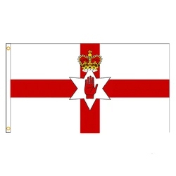 Large Northern Ireland Ulster Flag (90x150cm) - 90 x 150cm (E13A)