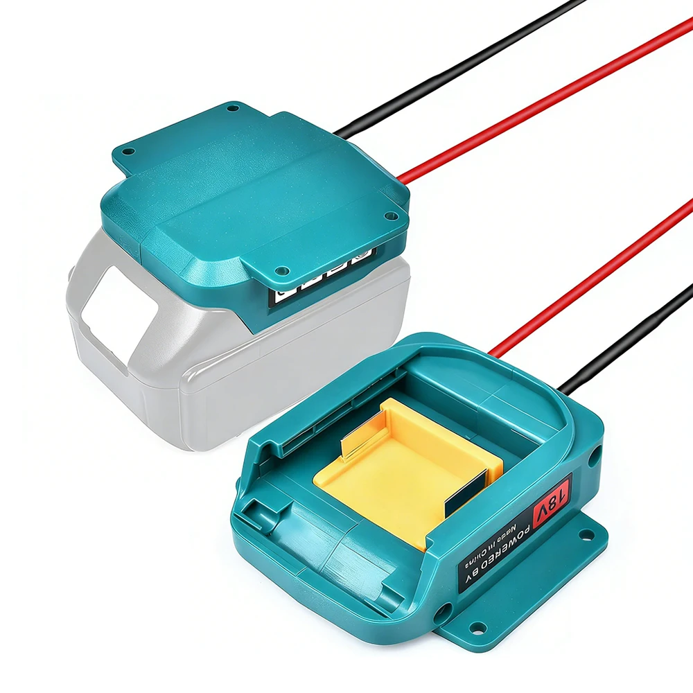 DC 18V에서 DC 12V로 스텝다운 변환 어댑터 (마키타 리튬이온 배터리용) 10A 120W DIY 자동 벅 부스트 전압 조정기