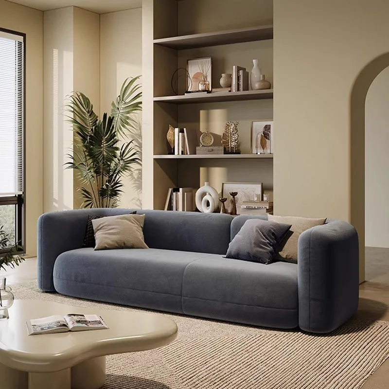 

Plush Lazy Living Room Sofas Modern Recliner Comfortable Economic Sofa Corner Relaxing Divani Da Soggiorno Home Furniture
