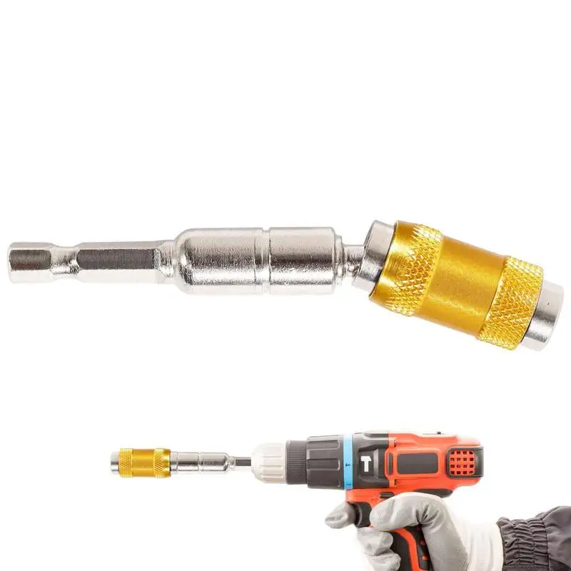 

1/4 Inch Hex Shank Electric Drill Magnetic Screwdriver Bit Holder Universal Screwdriver Drill Extensions Adapter