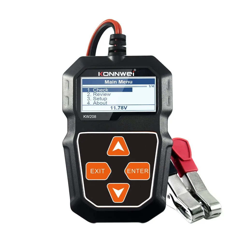 Tanio KW208 skaner diagnostyczny Tester akumulatora samochodowego 12V