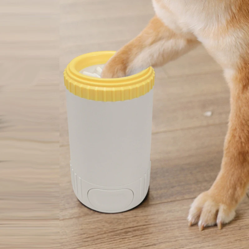 Cleaning Cup Quickly Wash Automatic Dogs Paw Cleaner Portable Silicone