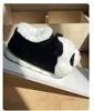 Chunky Fashion Women's Slip On Fur Slippers Comfort Cute Panda Shoes for Women 2024 Winter Warm fur Slides Home Indoor 5