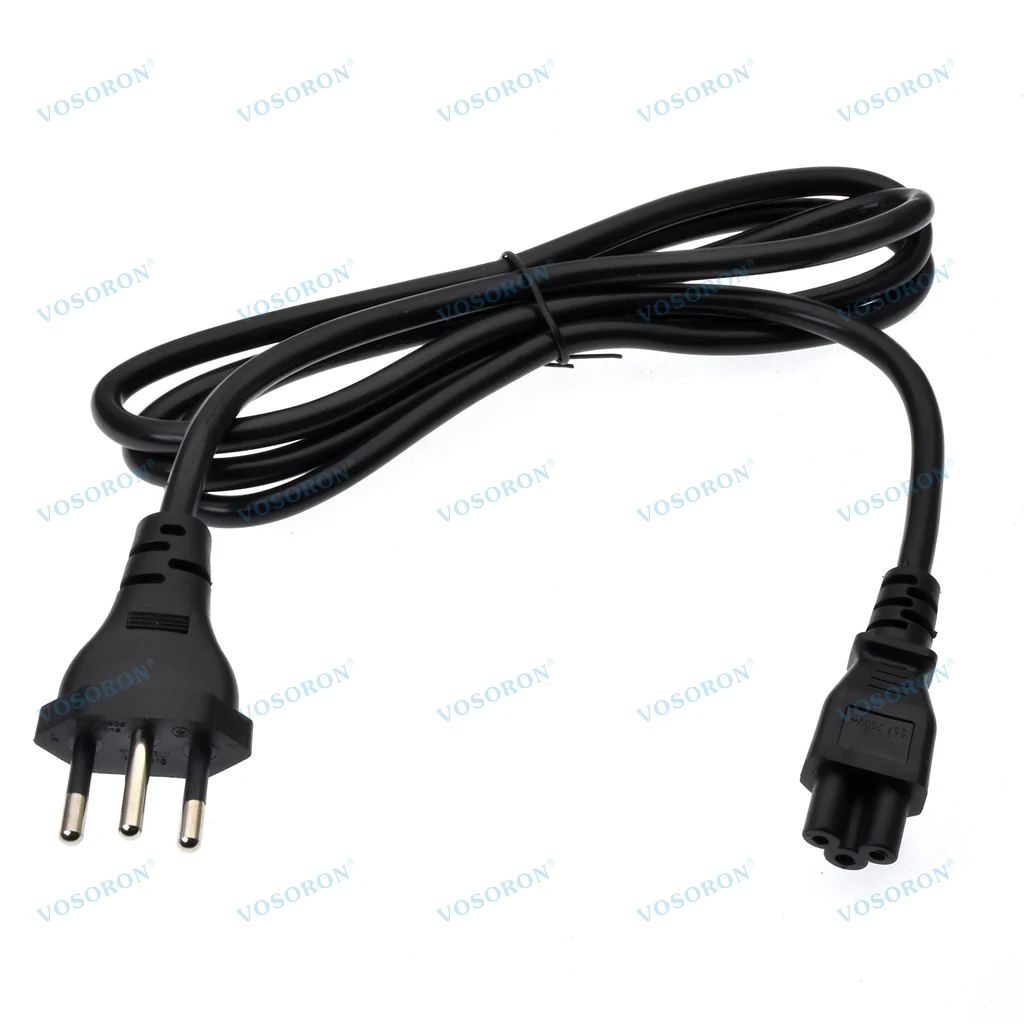 브라질 NBR14136 플러그 전원 케이블, IEC320 C5 AC 전원 코드 브라질 3 핀 플러그 전원 케이블 3x0.75mm 1.5meter
