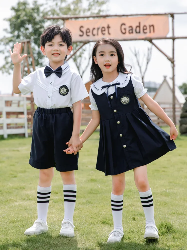 

Children's Choir Performance Clothing for Children's Day, Kindergarten, Garden, School, Class, Summer, Boys' Recitation Clothing