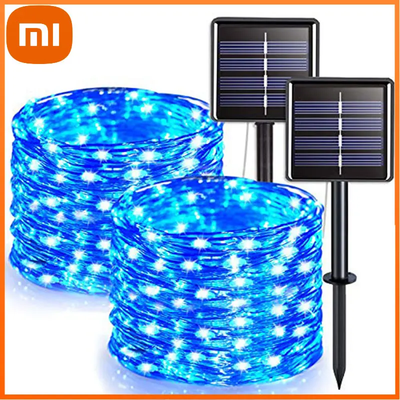 

Xiaomi Solar String Fairy Lights Christmas Lights Waterproof Outdoor Garland Solar Power Lamp Christmas For Garden Decoration