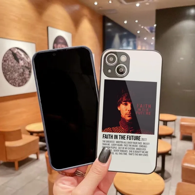 

Телефонный чехол L-lLouis TomlinsonN-n для IPhone 14 13 12 11 Pro Max X XR XS 8 7 Plus, цветной чехол из жидкого стекла