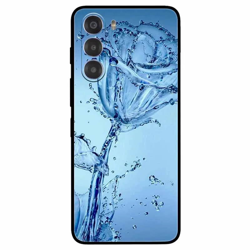 Cute Cartoon Soft TPU Silicone Phone Case - Painted Cat Design