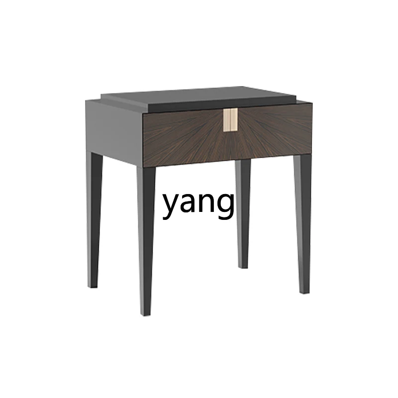 

L'm'm Simple Modern Bedroom with Drawer Solid Wood Minimalist Bedside Cabinet