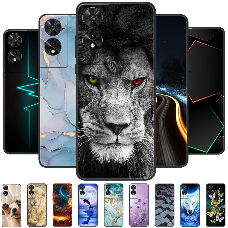 Silicone Shockproof Soft Phone Cover - Cute TPU Protective Shell