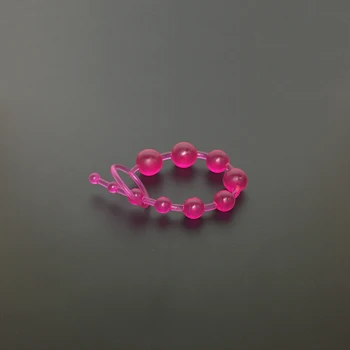 2021 New Soft Rubber Anal Plug Beads Long Orgasm Vagina Clit Pull Ring Ball Butt Toys Stimulator Sex Toys For Adults Women 5