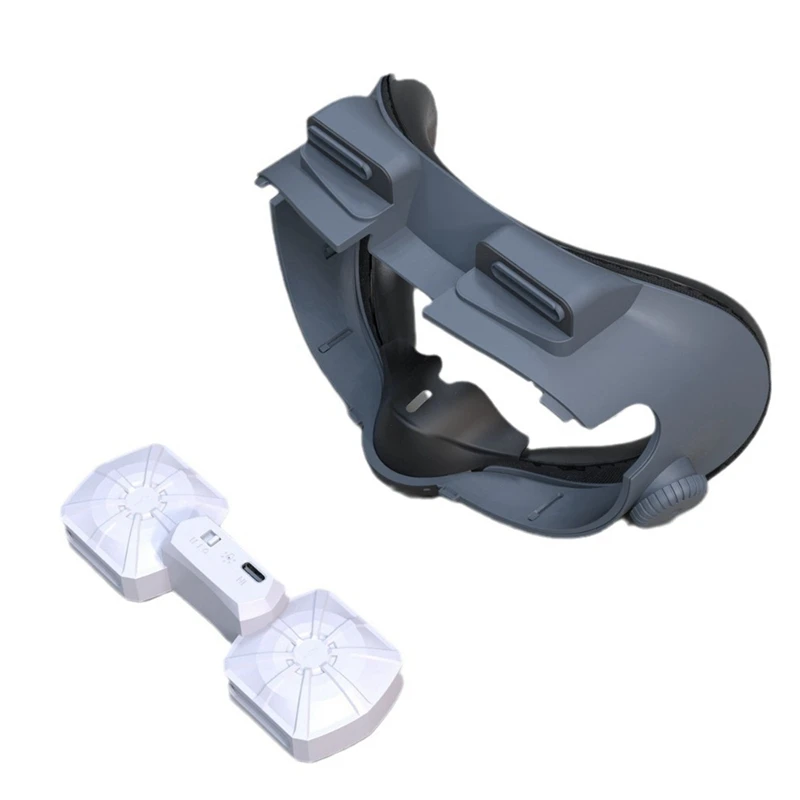 

For Meta Quest 3 New Head Display Radiator X3 Dual Fan Dual Mode Impeller Adjustment And Pressure Reduction Durable