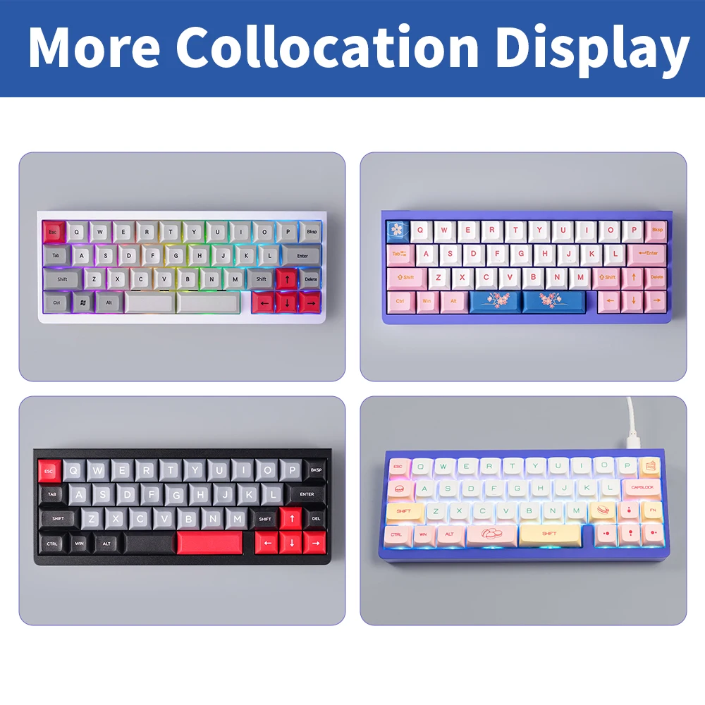 IDOBAO 40% Keyboard Kit Keyboard Caps ID42 Hot Swap Mechanical DIY Kit Type-C Model Aluminum Assembled Keyboard Or Barebone Kit