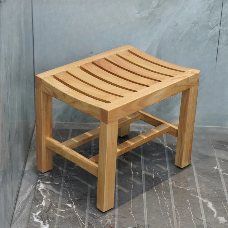 Small Squatting Bathroom Chairs Wooden Stepping Elderly Bathroom Stools Shampoo Pregnant Mobili Da Bagno Wc Furniture CM50YS