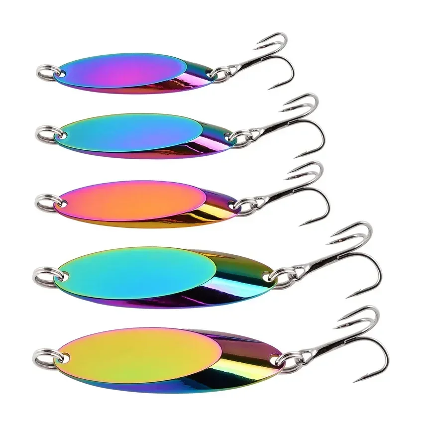 12pcs Metal Spinner Spoon Fishing Lures 1.5g–56g 4