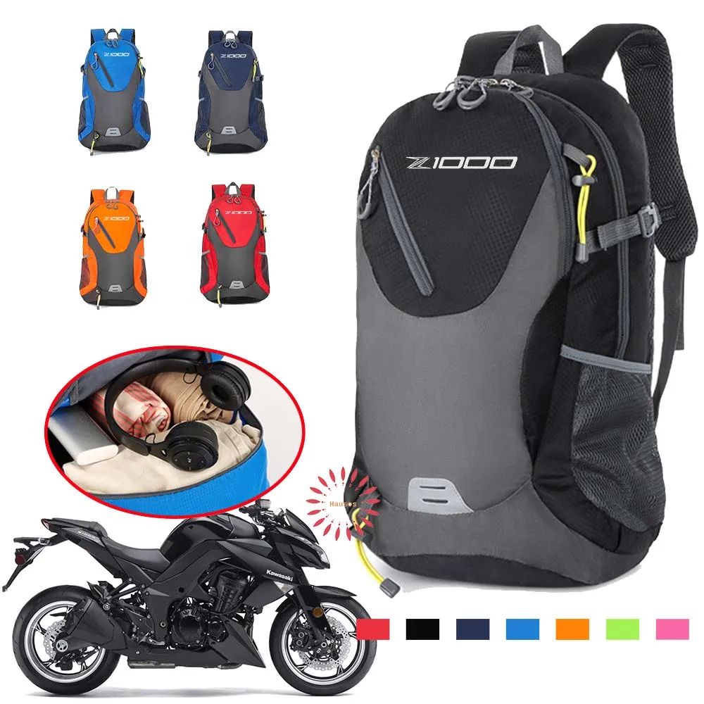 

Для KAWASAKI Z1000 Z 1000 мужской и женский вместительный дорожный рюкзак горячая сделка водонепроницаемый рюкзак аксессуары для мотоциклов