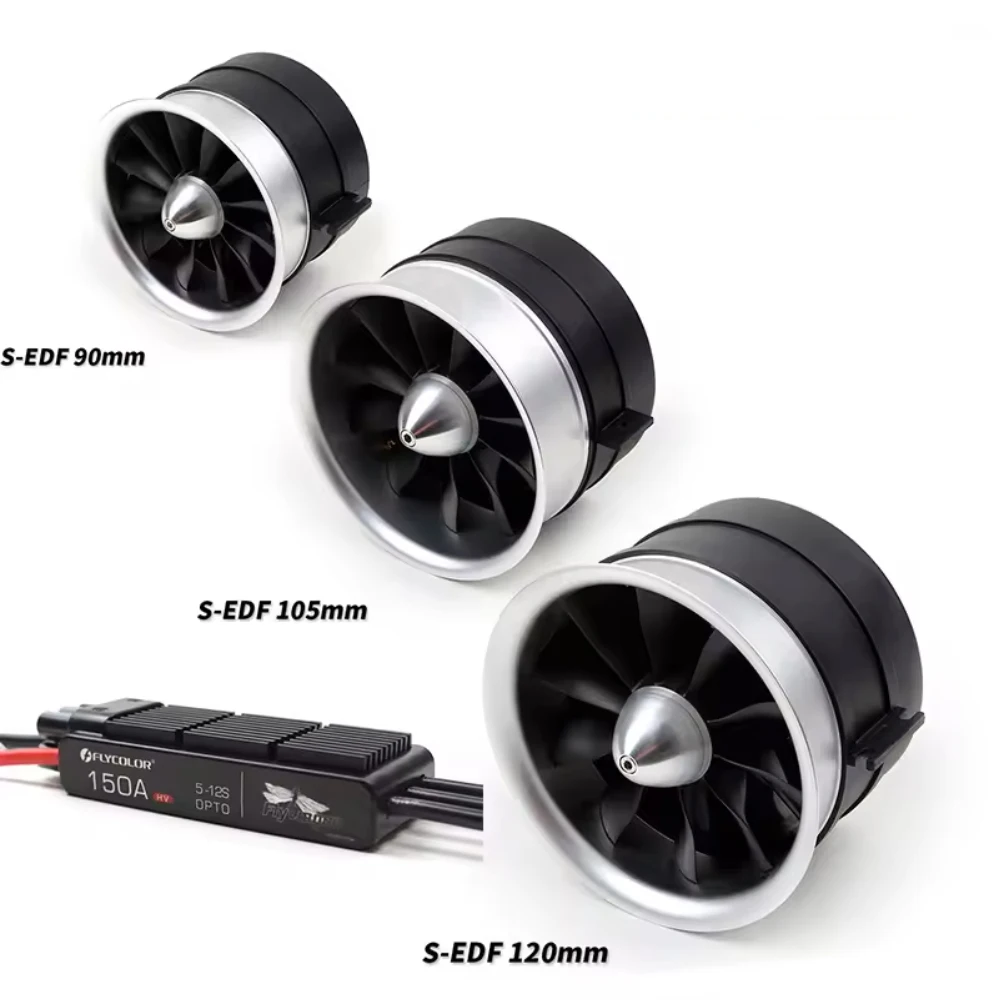 Moteur RC 120mm EDF + ESC 150A pour avion RC