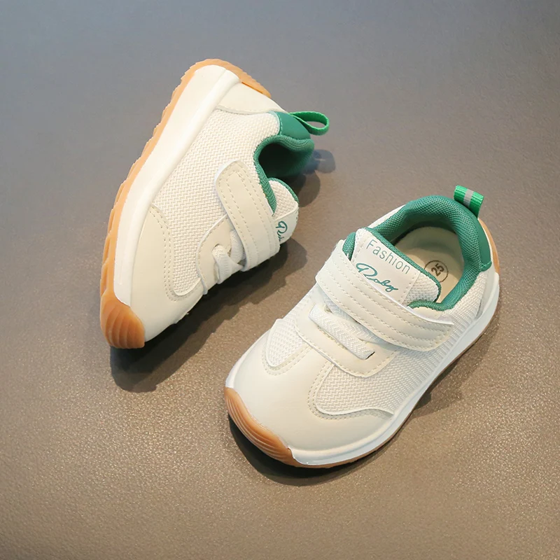 Baby Spring and Autumn High Quality Sneaker Outdoor Walking Shoes for Toddler Boys and Girls Air Mesh Breathable Rubber Sole 5
