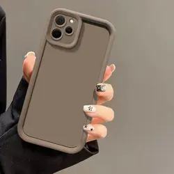 Matte Shockproof Back Cover with Skin Feel Protection for Huawei nova Y62 (Coffee)