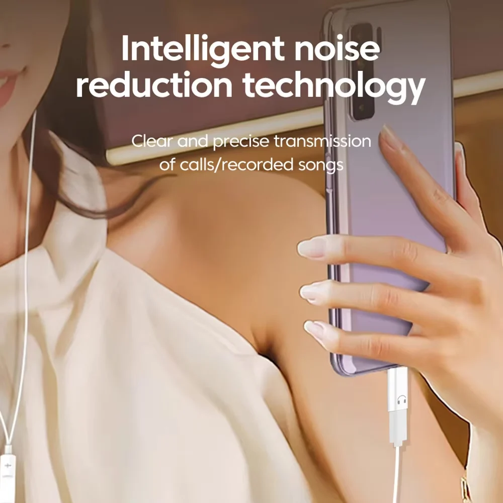 Type C To IOS Headphone Audio Adapter USB C Male To IOS Female Connectors for IPhone 16 15 IPad Samsung Earphone Converter Hao Bo