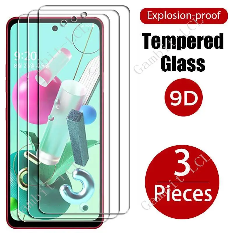 

3PCS Tempered Glass For LG Q92 5G 6.67" LGQ92 LGQ925G Q 92 LM-Q920N Screen Protector Cover Film