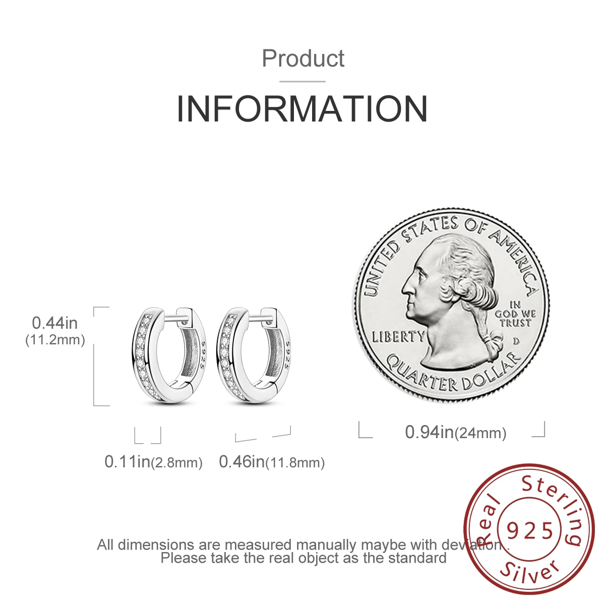 MULA 925 Sterling Silver Woman Hoop Earring Zircon Round Pendientes Fine Jewelry Gift 1PC Silver Hoop Earrings