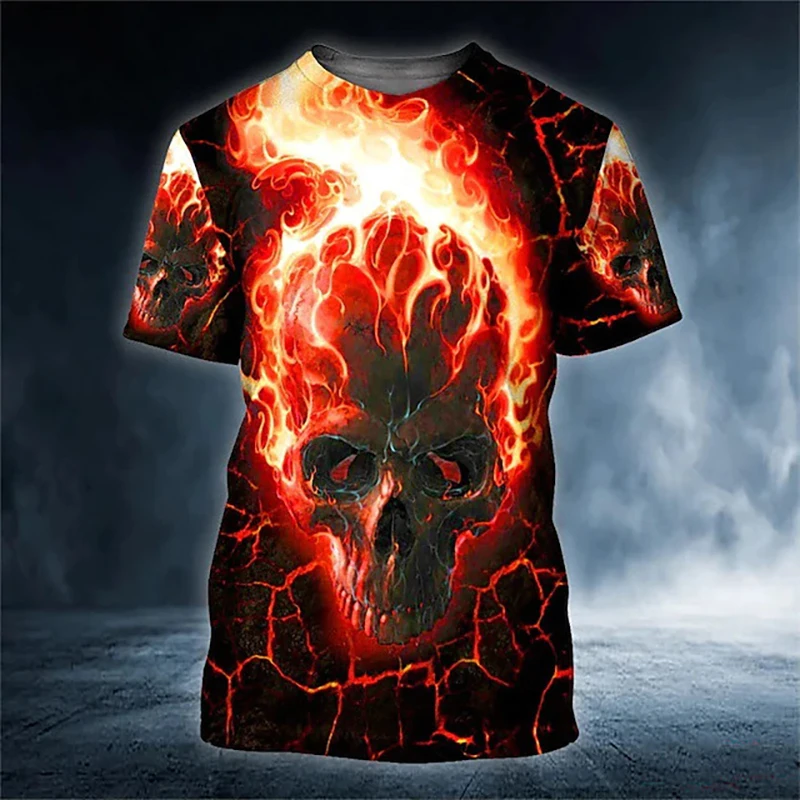 Casual Oversized 3D Print Short Sleeve T Shirt