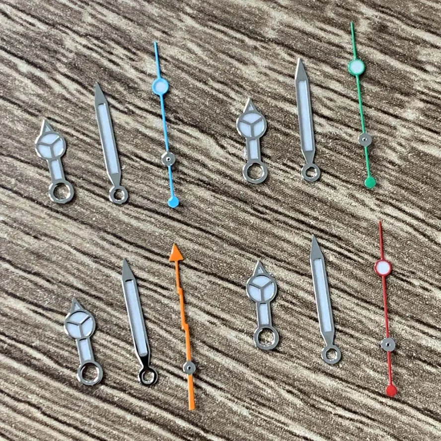

Watch Accessories Hands Modified Men's Watch Parts Green/blue/red/orange Second Hand Suitable for NH35/36/4R/7S Movement