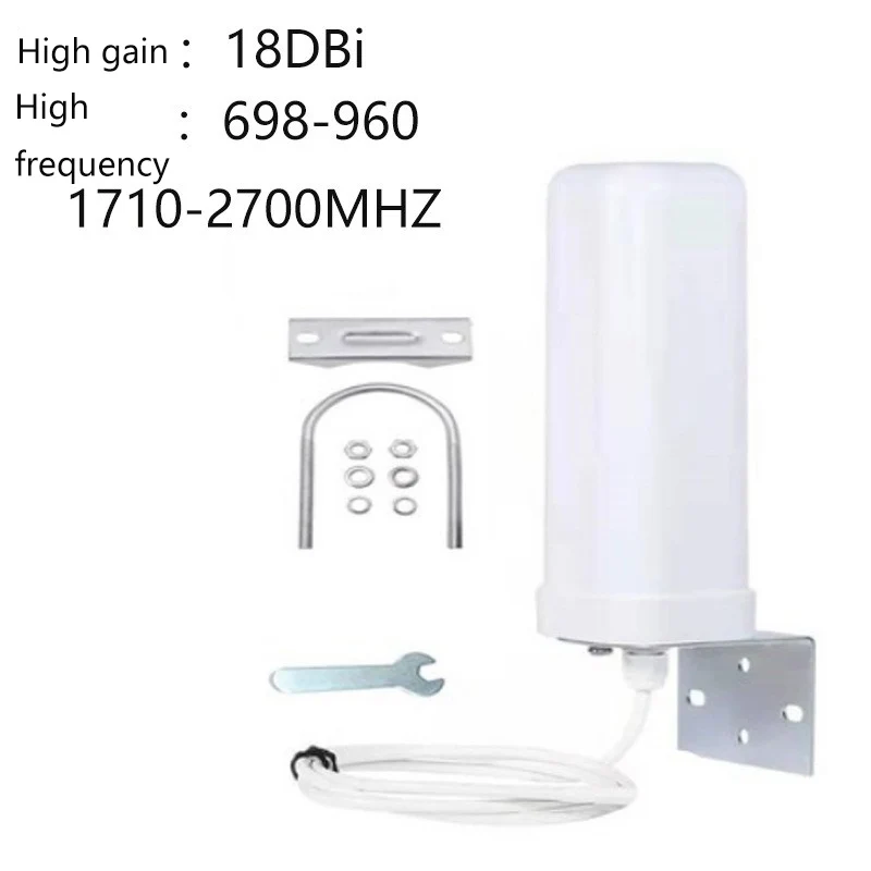 Hi-Gain Full Band Omnidirectional 4G Outdoor Antenna Router Network Card External Antenna Mobile Phone Signal Amplifier