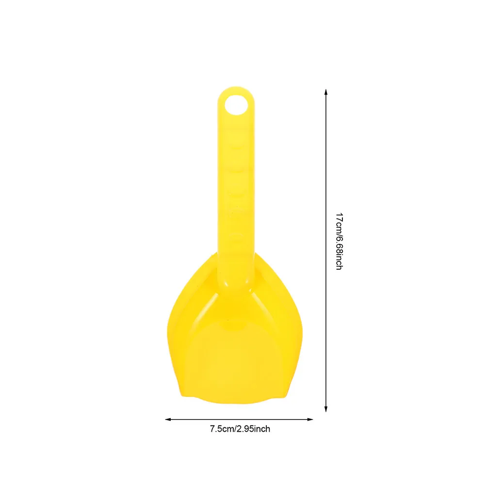 16Pcs 어린이 해변 삽 세트 모래 파기용 밝은 색상의 경량 플라스틱 삽 샌드박스 뒷마당 수영장 파티 야외 놀이