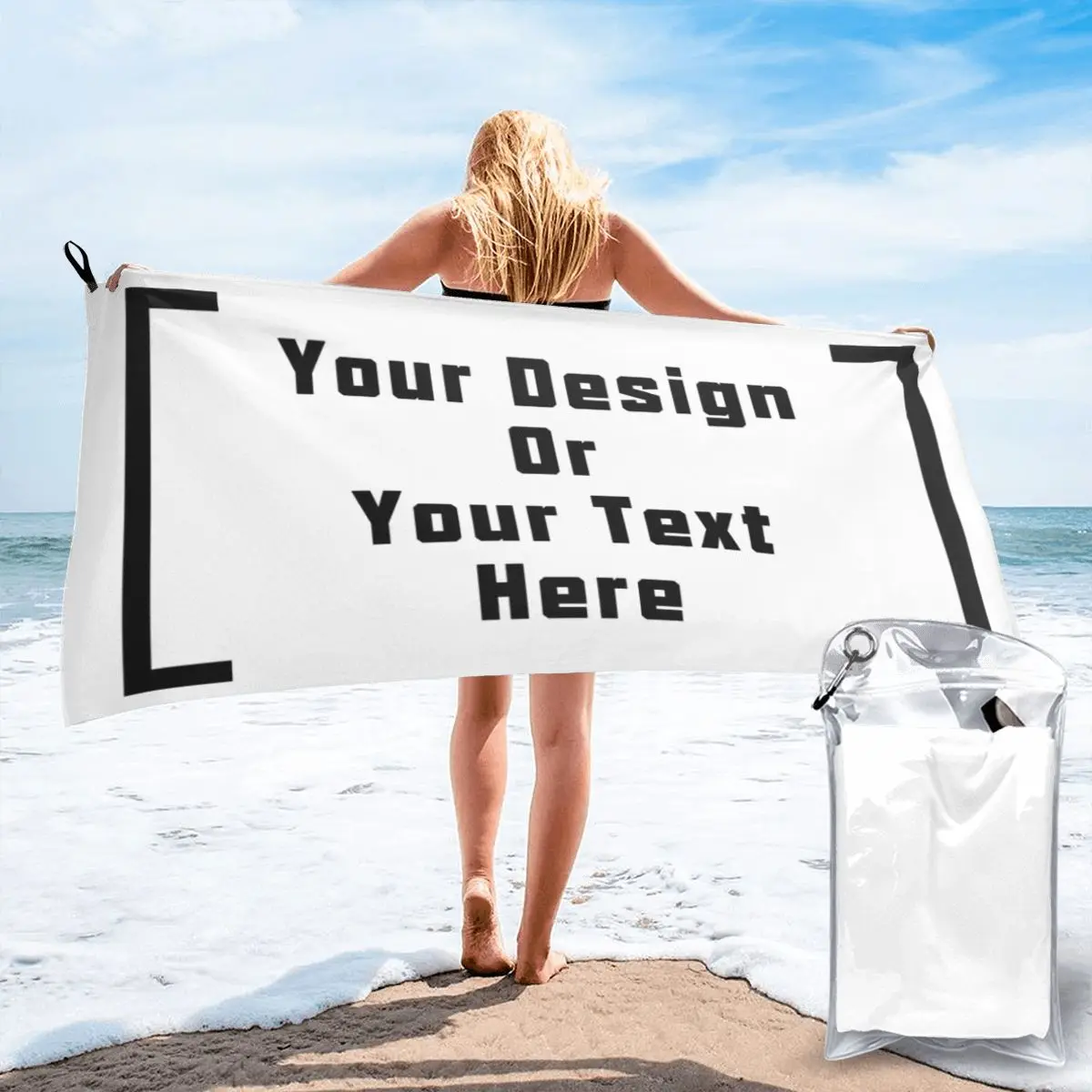 

Promo Add Your Own Design Print Your The Text Picture Here Quick dry Quick Dry Towel Print Humor Graphic commission Sweat towel