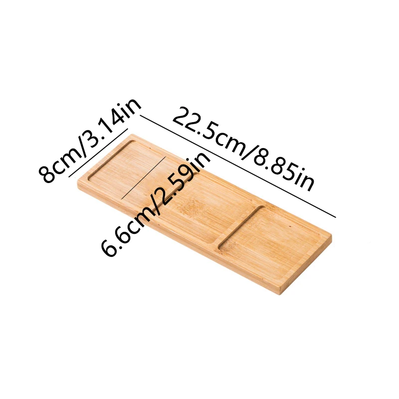 Bamboo Multi-Shape Wooden Holder and Tray for Home Decor & Photography Props