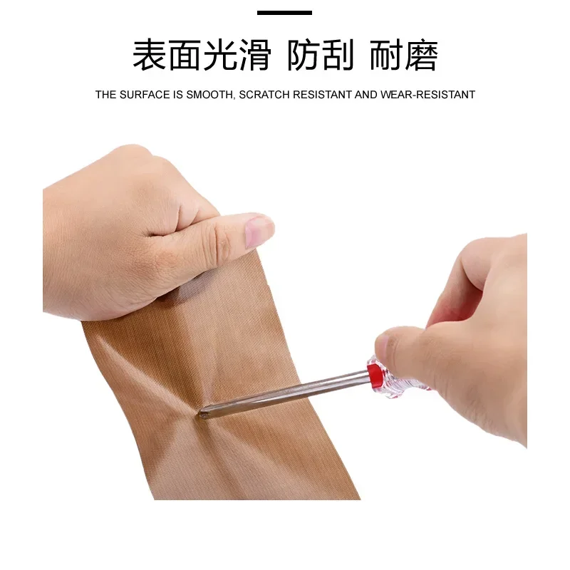 진공기 기계용 원단 테이프 PTFE 테이프, 핸드 임펄스 실러, 절연 PTFE 코팅 유리 섬유 접착제, 롤 당 10m