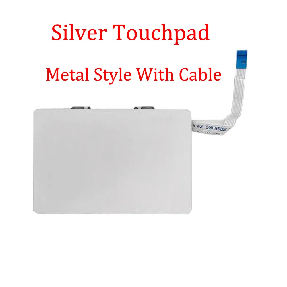 Silver Touchpad Metal Style With Cable For MSI GP60 GE60 0NC 0ND 2OC 2OD 2OE 2PL 2PC 2PE 2PF 2PG 2QD 2QE GP60 2OD 2QF 2PC 2PE