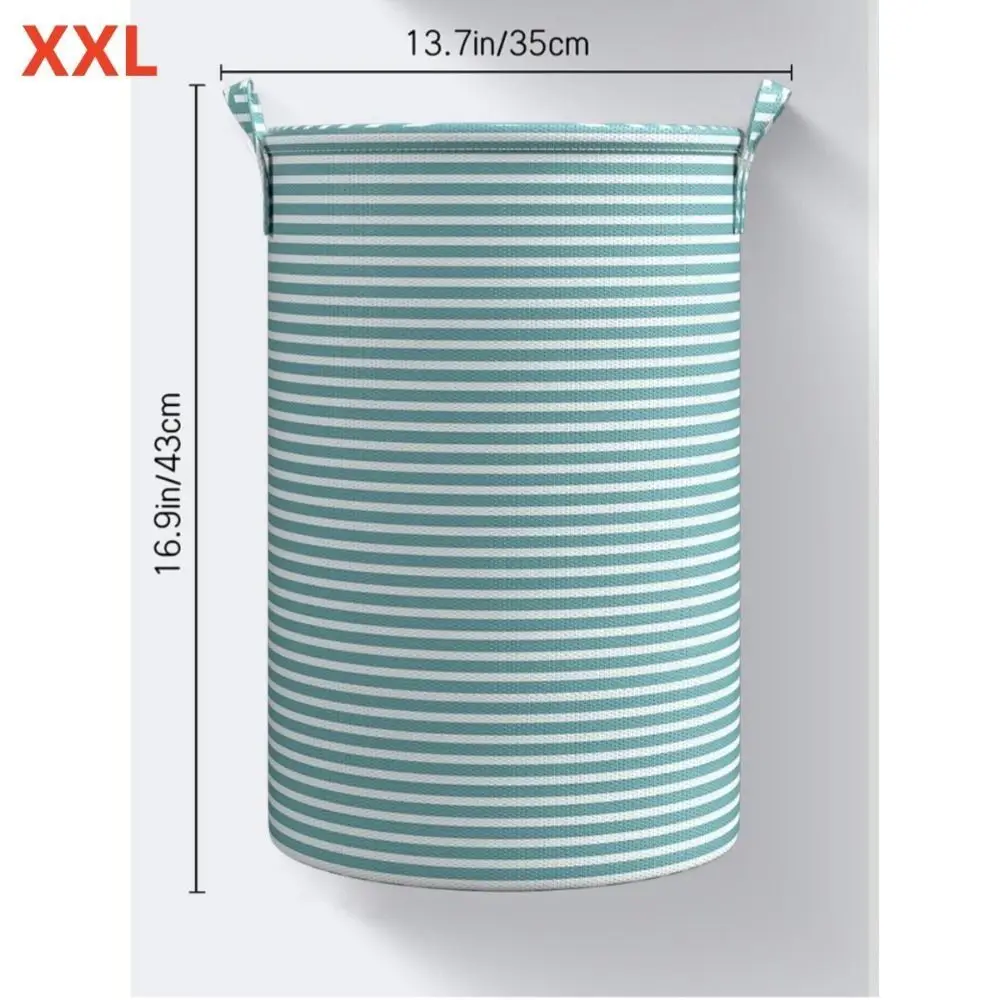 High Quality Foldable Laundry Basket Cotton and Linen Large Capacity Storage Bag Dirty Clothes Household Sundries Storage Basket