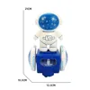 New Interactive Astronaut Balance Scooter Walking Robot 360 Degree Rotatable Crawling Toy Electronic Plastic Toy Vehicles Kids 5