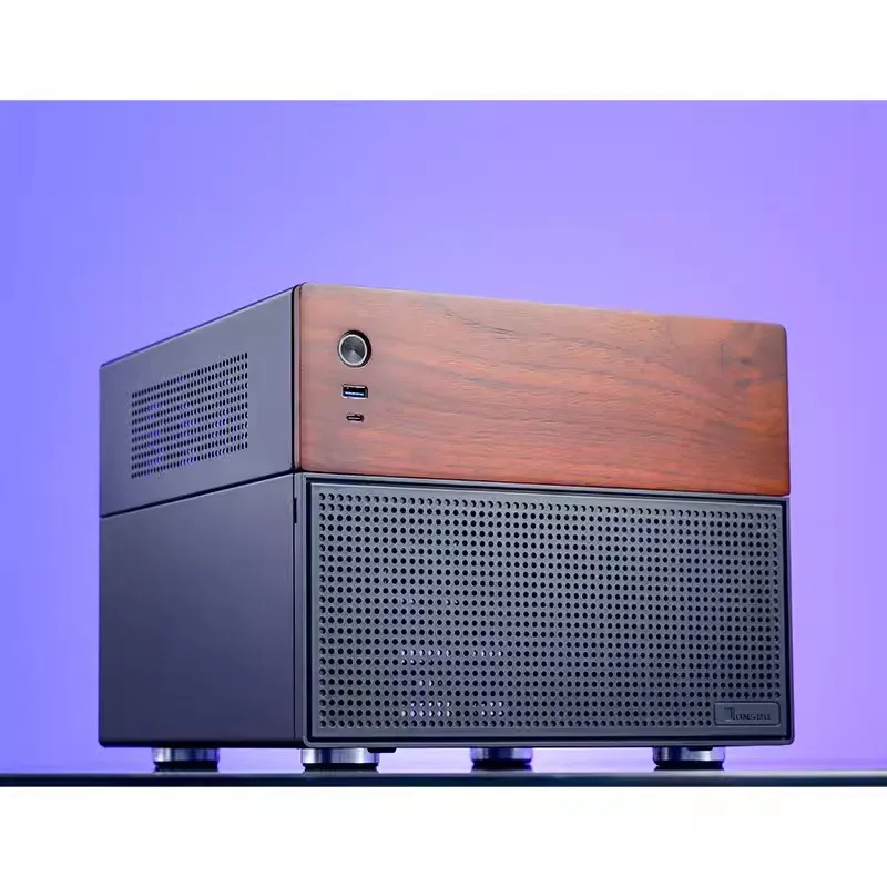 JONSBO N4 NAS Mini Case ITX/M-ATX Motherboard SFX Power 6 Large and 2 Small Hard Disk Bit Home Office Server PC Chassis