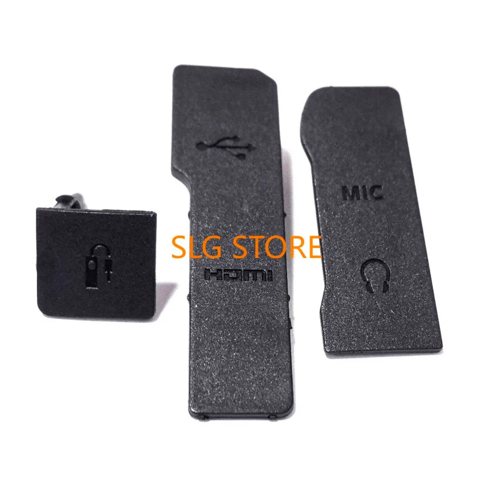 새로운 USB Hdmi 호환 DC INVIDEO OUT 캐논 EOS R6 I II R6II 디지털 카메라 수리 부품용 고무 도어 하단 커버