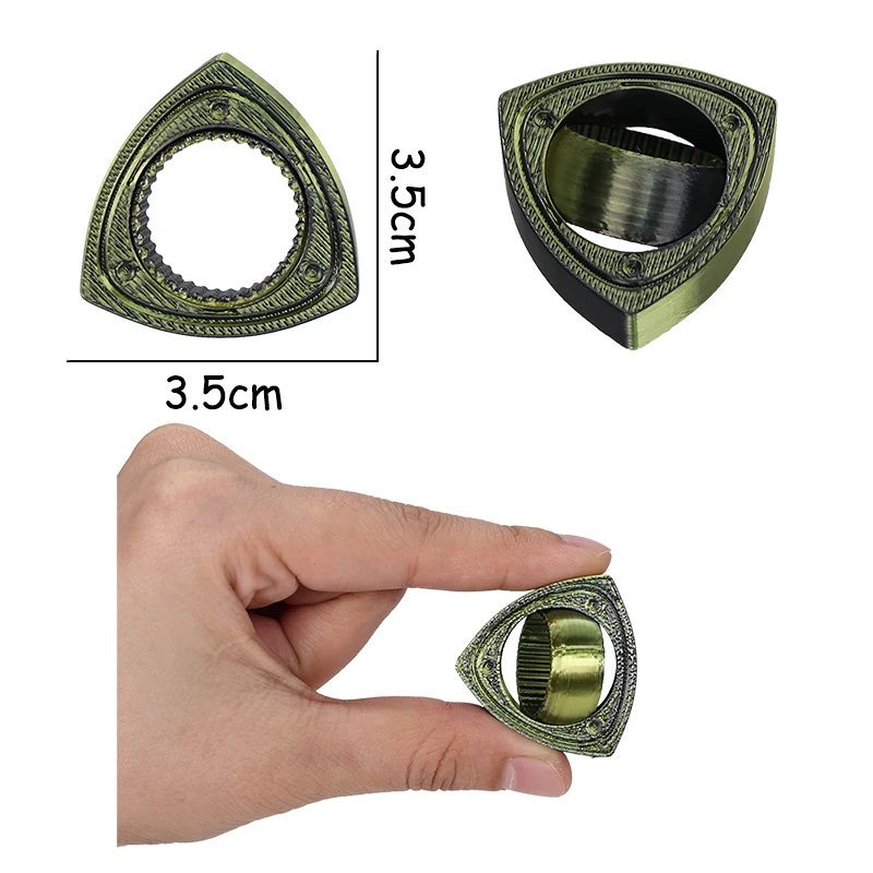 3D Printed Rotating Ball Anti-stress Toy O-Shaped Universal Fingertip Gyroscope Gravity Rotation Anxiety Relief Decompression sensory fidget toy anti stress toy fidget toy fingertip gyroscope toy finger sensory toy