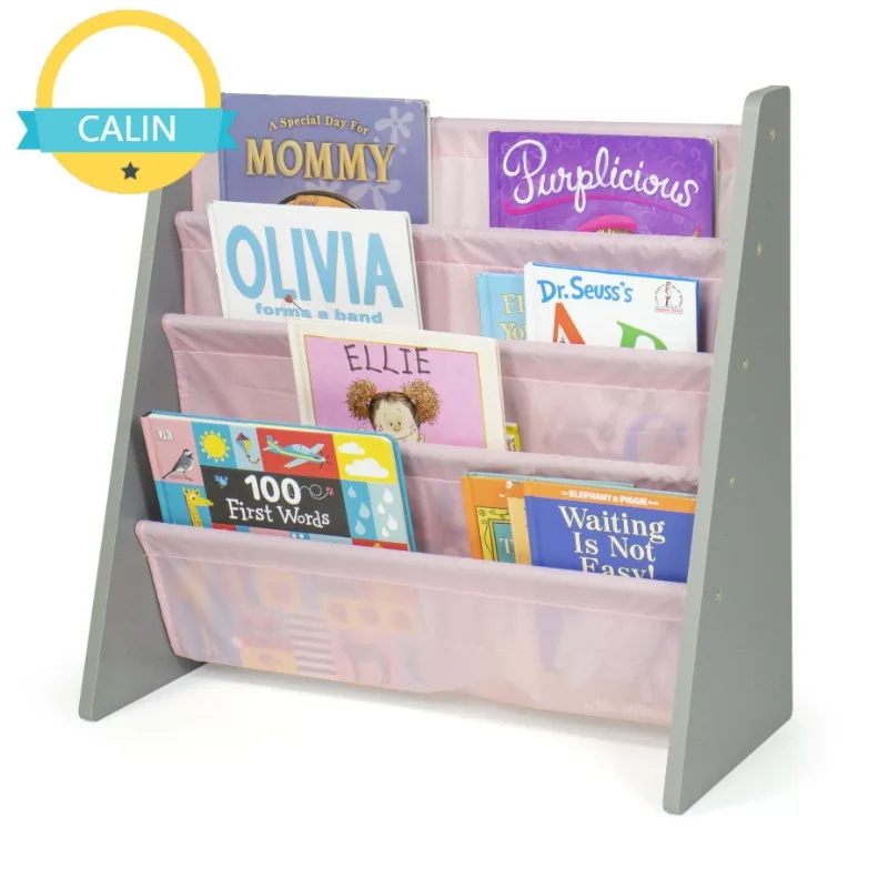 

Sophie Kids Bookcase with 4 Shelves Book Organizer, Pink