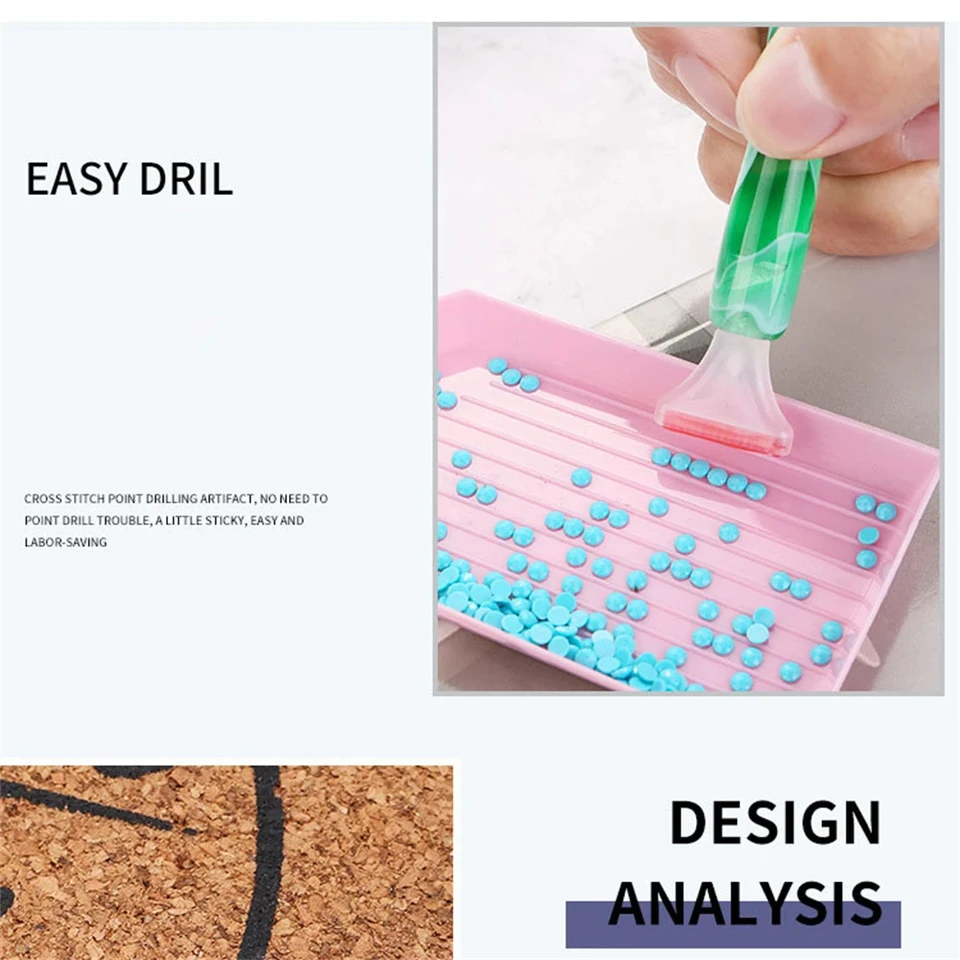 Kit De 3 Herramientas Para Colocar Diamantes De Imitación (lápices De Cera) + Sacapuntas - Para Manualidades Y Uñas