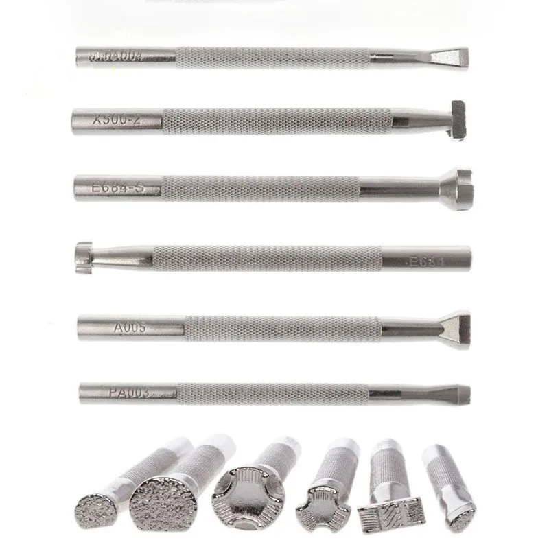 6PcsLeatherEngravingToolsLeathercraftPatternsToolStamping